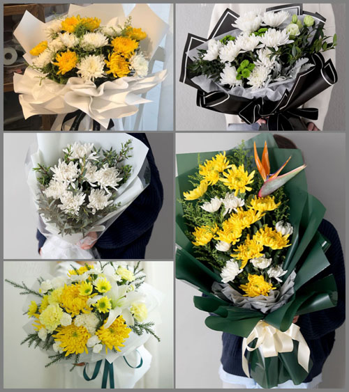 广东汕头市潮南区仙城镇深溪社区白事花束代送